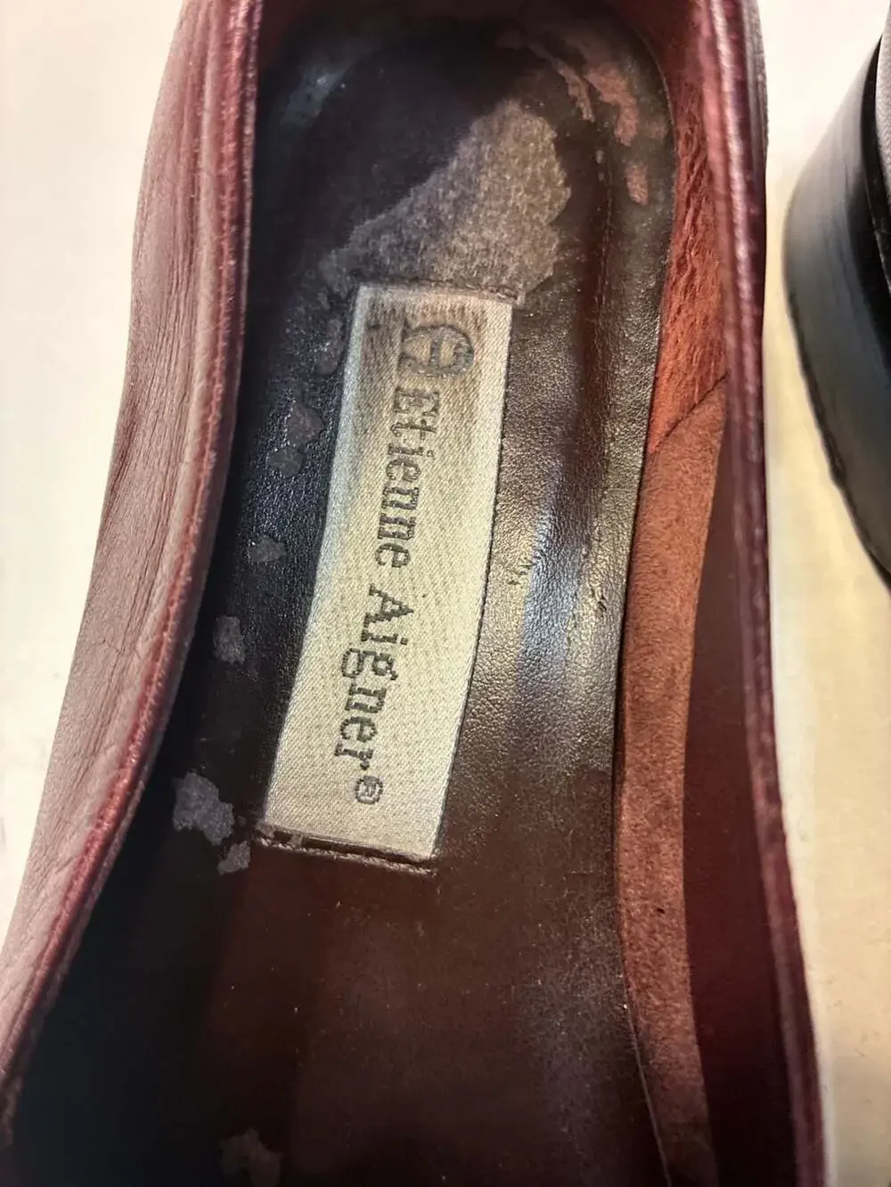 Etienne Aigner interior footbed